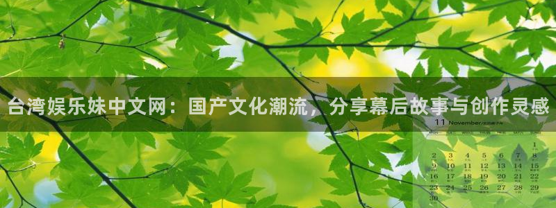 佛山市南海k8凯发机电仪器有限公司：台湾娱乐妹中文网：国产文化潮流，分享幕后故事